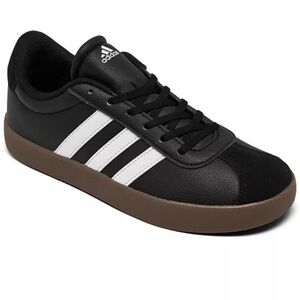 Brand New Adidas Boys Black and White Sneakers